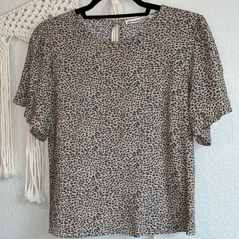 Abercrombie Animal Print Top